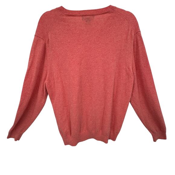 Lands’ End Mens 100% Cashmere Sweater Long Sleeve L Soft Comfort Casual Preppy - Picture 7 of 9